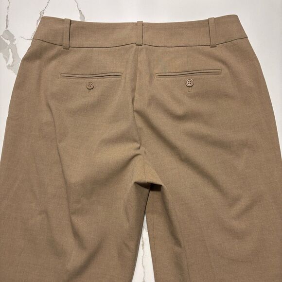 ANN TAYLOR Women’s Curvy Tan Brown Career Work Stretch Khaki Dress Pants Size 4 - Picture 6 of 13